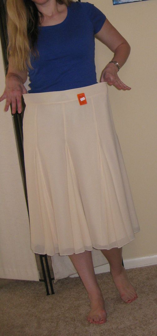 Refashion Co-op: Silk DKNY Skirt refashion